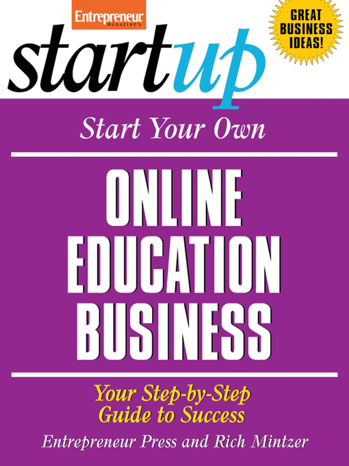 Title details for Start Your Own Online Education Business by Entrepreneur Press - Wait list